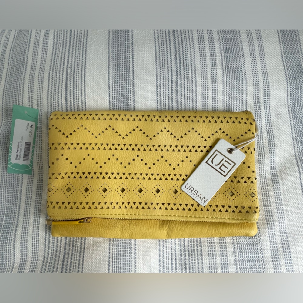 Urban expressions yellow clutch, from stitch fix